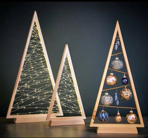 Декоративные ёлки на Новый год украсят любой дом